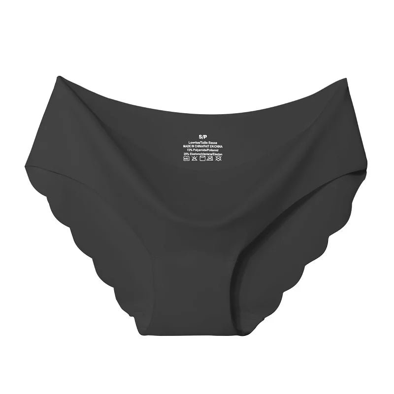 Women Seamless Panties Ultra-thin Underwear Comfort Intimates Sexy Lingerie Plus Size Low-Rise Female Underpants Briefs