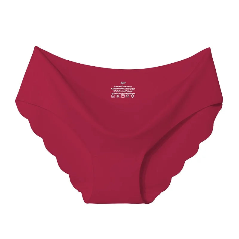 Women Seamless Panties Ultra-thin Underwear Comfort Intimates Sexy Lingerie Plus Size Low-Rise Female Underpants Briefs